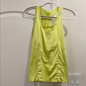 Yellow Reebok Workout Tank Size Small